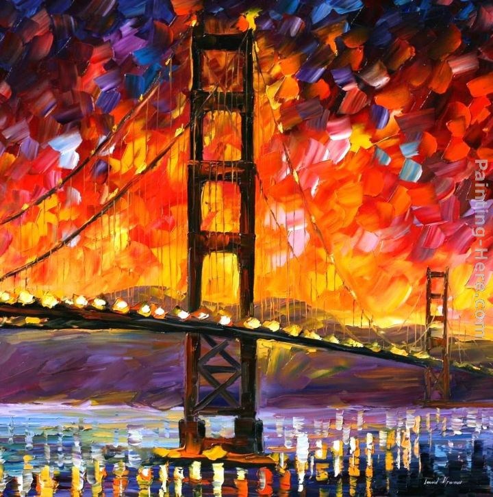 Leonid Afremov GOLDEN GATE BRIDGE